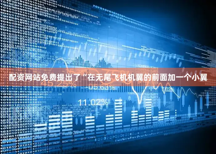 配资网站免费提出了“在无尾飞机机翼的前面加一个小翼
